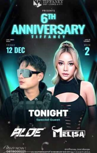 TIFFANEY BAR LOUNGE & KTV BEKASI - 6 TH ANNIVERSARY