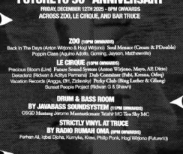 ZOO SCBD JAKARTA  GATHERING OF THE TRIBES FUTURE 30TH ANNIVERSARY