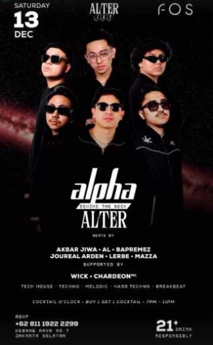 FOS KEMANG JAKARTA - ALPHA BEHIND THE DECK ALTER