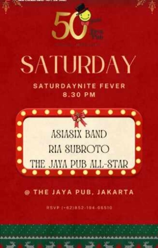 JAYA PUB MENTENG JAKARTA - SATURDAY NITE FEVER