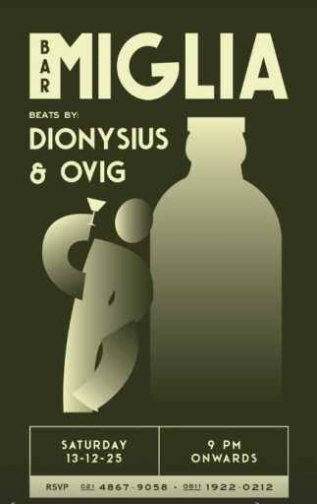 BAR MIGLIA JAKARTA - SATURDAY