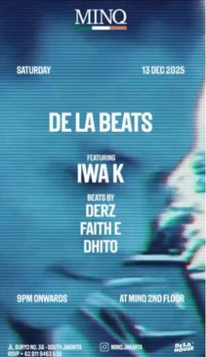 MINQ SENOPATI JAKARTA - DE LA BEATS