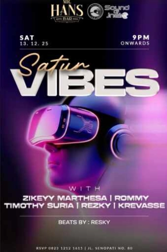 MR HANS SENOPATI JAKARTA - SATUR VIBES