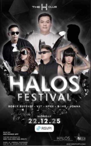 THE H CLUB SCBD JAKARTA - HALOS FESTIVAL