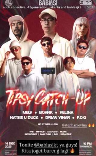 BABLAS KEMANG JAKARTA - TIPSY CATCH UP