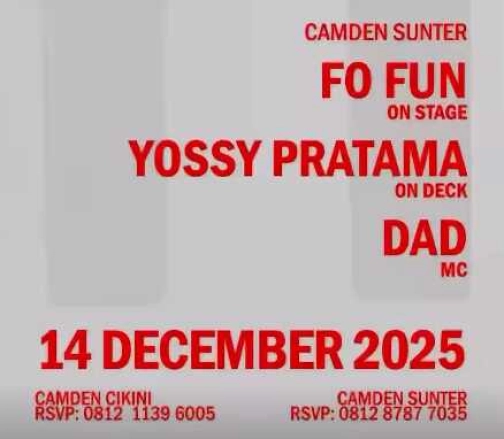 CAMDEN SUNTER JAKARTA - SUNDAY