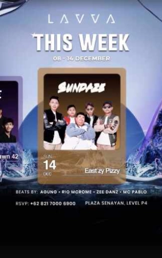 LAVVA SENAYAN JAKARTA - SUNDAY