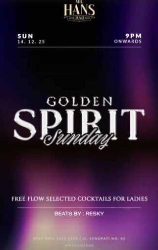 MR HANS SENOPATI JAKARTA - GOLDEN SPIRIT SUNDAY