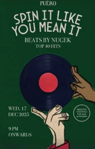 PUERO SENOPATI JAKARTA - SPIN IT LIKE YOU MEAN IT