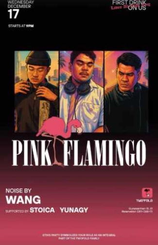 TWO FOLD GUNAWARMAN JAKARTA - PINK FLAMINGO