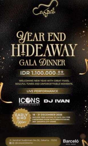 CASPAR JAKARTA - YEAR AND HIDEWAY