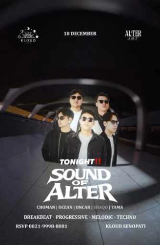 KLOUD SKY DINING & LOUNGE SENOPATI JAKARTA - SOUND OF ALTER
