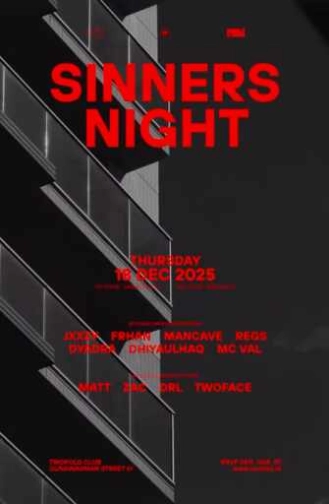 TWO FOLD GUNAWARMAN JAKARTA - SINNERS NIGHT