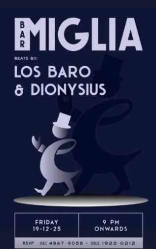 BAR MIGLIA SENOPATI JAKARTA - FRIDAY