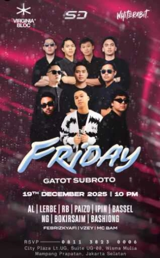WHITE RABIT GATOT SUBROTO JAKARTA - FRIDAY