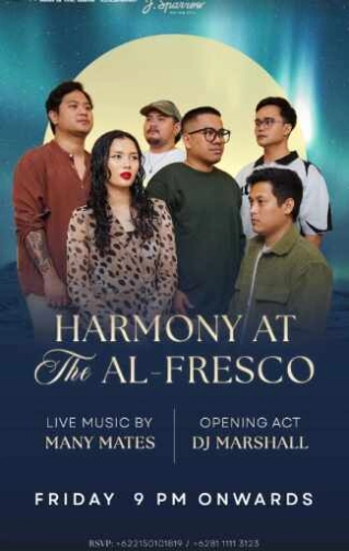 J SPARROW JAKARTA - HARMONY AT THE AL FRESCO