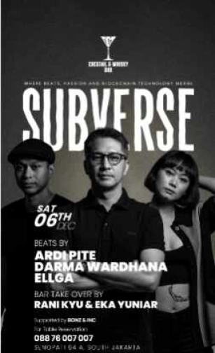 007 COCKTAIL & WHISKY BAR JAKARTA - SUBVERSE