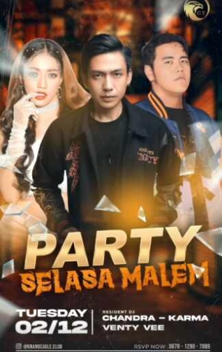 GRAND EAGLE CLUB JAKARTA - PARTY SELASA MALAM