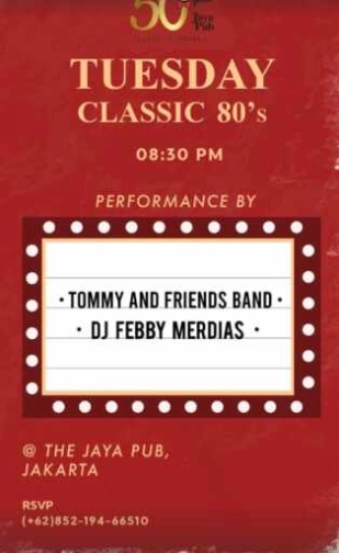 JAYA PUB JAKARTA - CLASSIC 80