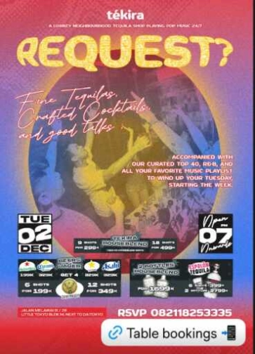 TEKIRA JAKARTA - TUESDAY