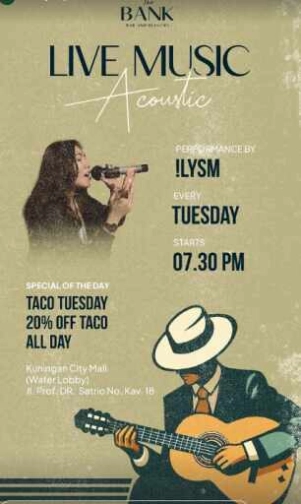 THE BANK JAKARTA - LIVE MUSIC ACOUSTIC