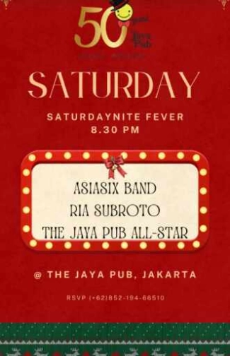 JAYA PUB JAKARTA - SATUDAYNITE FEVER