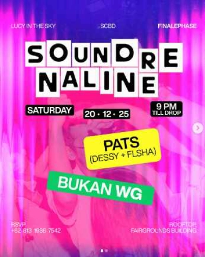 LUCY IN THE SKY SCBD JAKARTA - SOUNDRE NALINE
