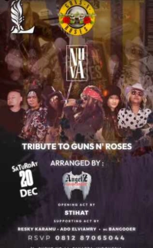 LUFRE BAR & LOUNGE SENOPATI JAKARTA - TRIBUTE TO GUNS N ROSES