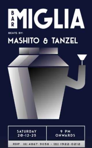 BAR MIGLIA JAKARTA - SATURDAY