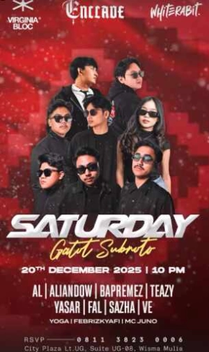 WHITE RABIT GATOT SUBROTO JAKARTA - SATURDAY