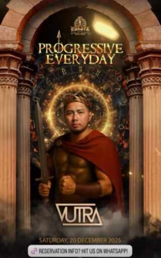 SPARTA LIVE BAR KEMANG JAKARTA - PROGRESSIVE EVERYDAY