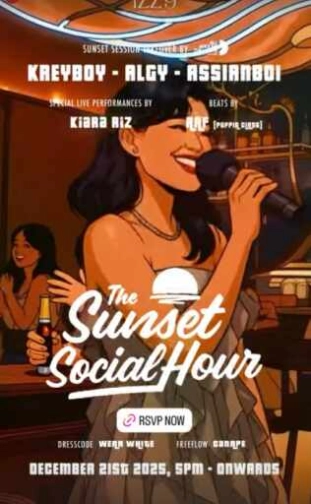 IZZY SOCIAL CLUB JAKARTA - THE SUNSET SOCIAL HOUR