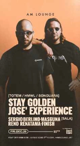 AM LOUNGE SCBD JAKARTA - STAY GOLDEN 