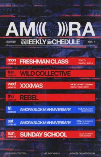 AMORA BLOK M JAKARTA - XXXMAS