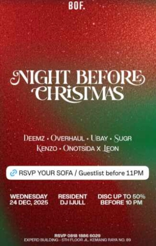 BOF KEMANG JAKARTA - NIGHT BEFORE CHRISTMAS