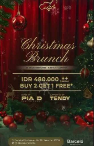 CASPAR JAKARTA - CHRISTMAS BRUNCH