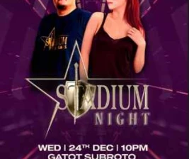 WHITE RABIT GATOT SUBROTO JAKARTA  STADIUM NIGHT