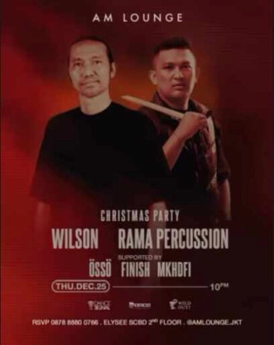 AM LOUNGE SCBD JAKARTA - CHRISTMAS PARTY