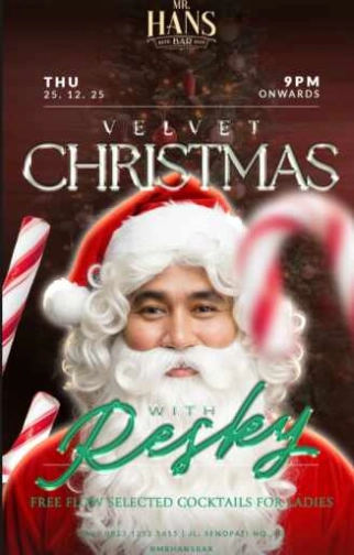 MR HANS BAR JAKARTA - VELVET CHRISTMAS