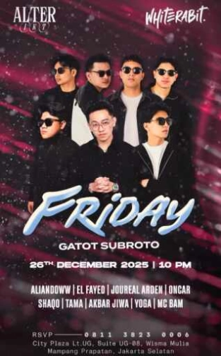 WHITE RABIT GATOT SUBROTO JAKARTA - FRIDAY