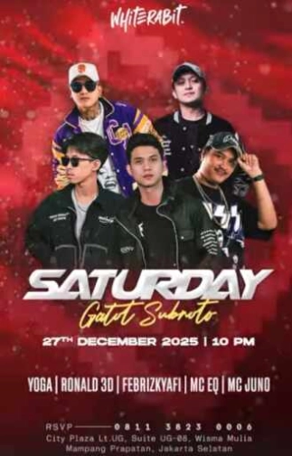 WHITE RABIT GATOT SUBROTO JAKARTA - SATURDAY