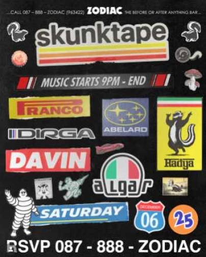 ZODIAC JAKARTA - SKUNKTAPE