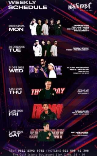 WHITE RABIT GATOT SUBROTO JAKARTA - THURSDAY