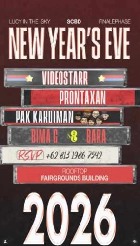 LUCY IN THE SKY SCBD JAKARTA - NEW YEAR
