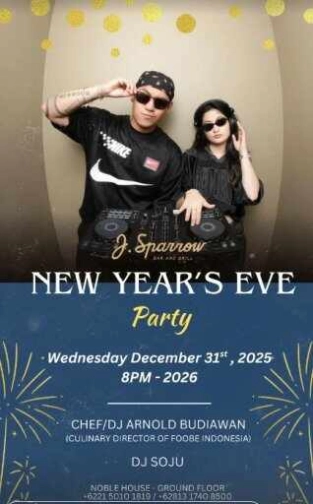 J SPARROW KUNINGAN JAKARTA - NEW YEAR