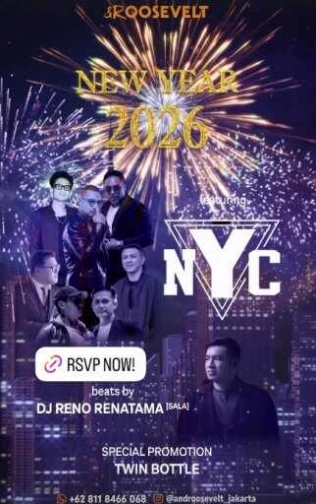 ROOSEVELT JAKARTA - NEW YEAR EVE