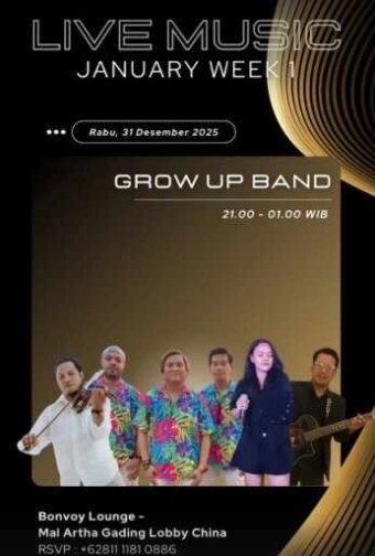 BONVOY LOUNGE KELAPA GADING JAKARTA - WEDNESDAY