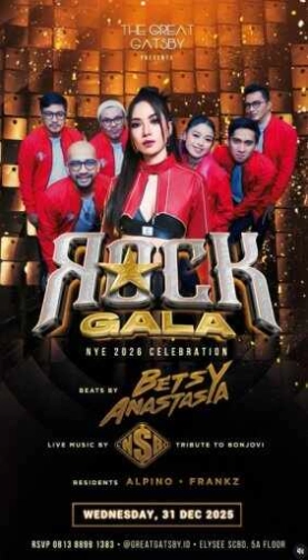 THE GREAT GATSBY SCBD JAKARTA - ROCK GALA