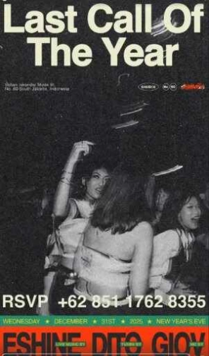 SHAMROCK GANDARIA JAKARTA - LAST CALL OF THE YEAR