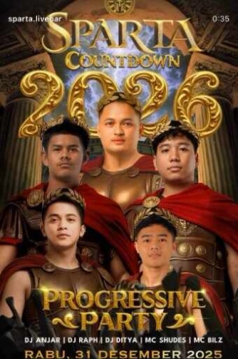 SPARTA LIVE BAR KEMANG JAKARTA - SPARTA COUNTDOWN 2026